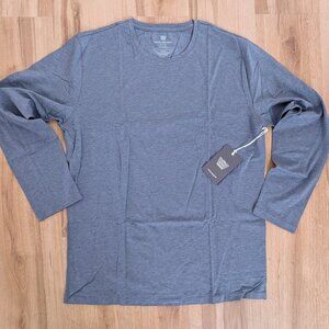 NWT Mack Weldon Silver Long Sleeve T-Shirt XXL Moonlighting Heather Performance